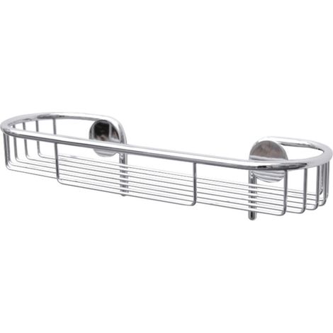 Inda - Portaoggetti doccia alto L.42 H.10 cm cromo lucido