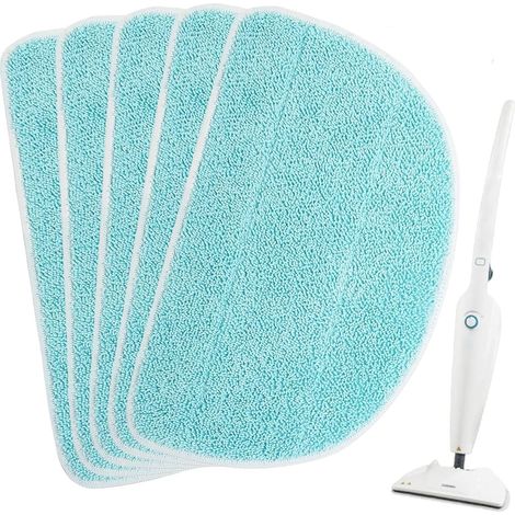 Paquete de 5 cabezales de repuesto para fregona, compatibles con Leifheit CleanTenso Power 2.0 11940, recambios para todo tipo de suelos duros, lavables y duraderos. (1/5)