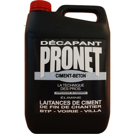Decapante per cemento e calcestruzzo 5 litri - Pronet