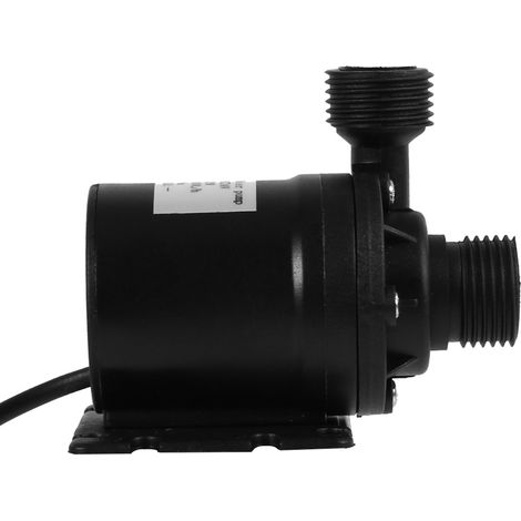 Pompe de circulation d'eau chaude 24 V CC, à énergie solaire, moteur sans balais, submersible pour aquarium, débit 800 l/h, hauteur 5 m (1/5)