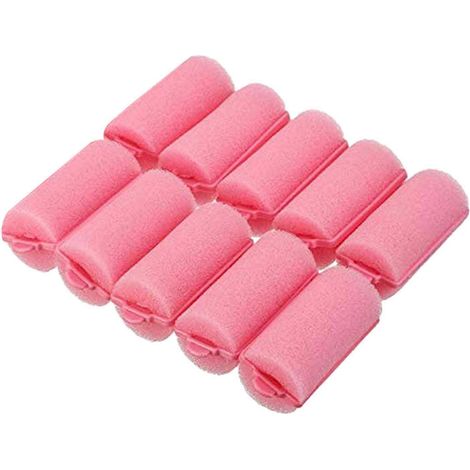 Lot de 10 bigoudis torsadés pour cheveux longs, mi-longs, courts, épais, fins et clairsemés (1/4)