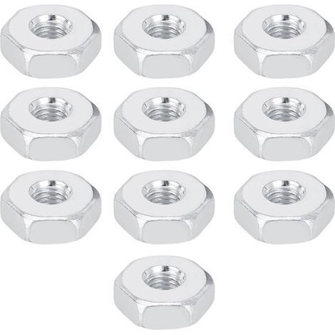 BelleRise – 10 Sechskantmuttern – 8 mm Edelstahl – Für Stihl- und Solo-Kettensägen – Kettenradabdeckung (1/5)