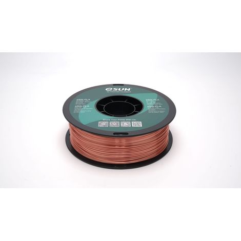 eSUN PLA-Silk Filament, 1.75mm, 1000g eSUN PLA-Silk Filament 1.75mm 1000g Rose Gold