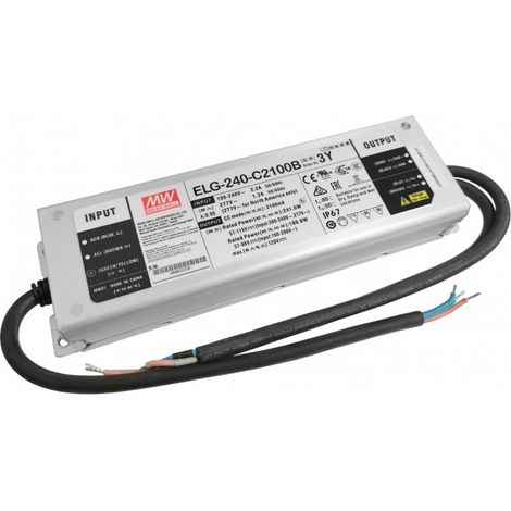 Driver / Alimentation Mean Well 240W - IP67 - 1/10V Dimmable - 100-240V AC