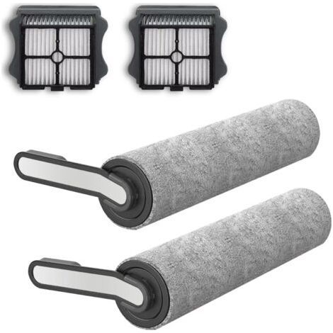 Paquete de 2 rodillos de cepillo y 2 filtros HEPA para aspiradora inalámbrica Tineco Floor One S5. (1/5)