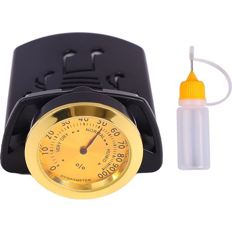Guitare acoustique humidificateur hygromètre boîtier plastique mini précis sensible système d'humidité (1/5)