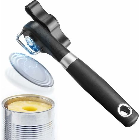 Manual Can Opener [Smooth Edge], Durable Safety Ergonomic Handle for Restaurant and Kitchen. (1/5)