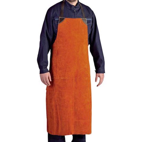 Tablier soudeur TAB/CA orange - 110 x 70 cm - LEBON PROTECTION