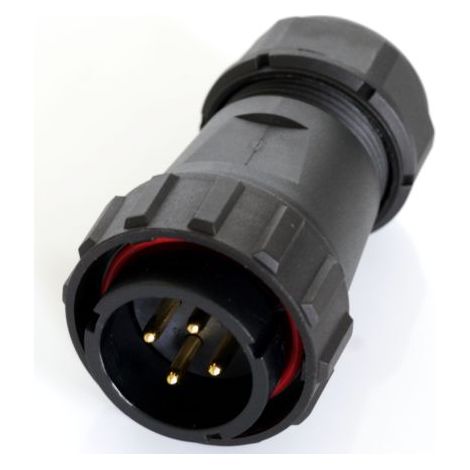 Connecteur circulaire RS PRO, Standard 4 contacts, Montage sur câble, raccordement A visser ( Prix pour 1 )