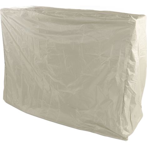 Housse de protection pour table de ping-pong 190 cm, revêtement argenté, imperméable, pour extérieur, avec cordon de serrage, 155 x 75 x 144 cm / 61 x 29,5 x 56,7 pouces, beige (1/5)
