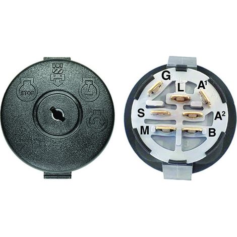 Rotary 17189 - Interruttore di accensione Husqvarna sostituisce il numero Husqvarna 532193350, utilizzato sui rider 2006 (1/2)