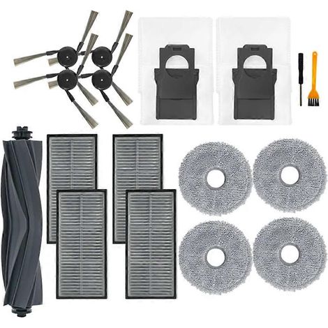 Brosse pour aspirateur Pour X40 Ultra/X40 Pro Robot Aspirateur de remplacement Main Side Brosse Serpillière Pads Rags HEPA Filte (1/5)
