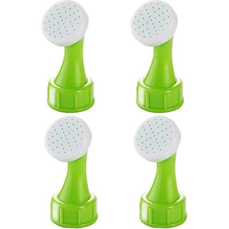 Juego de 4 regaderas para plantas de interior con boquilla - 7 x 3 x 2,2 cm - Verde (1/5)