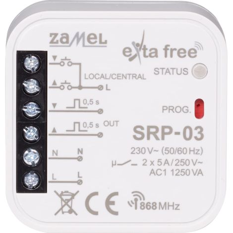Exta Free centrale di tapparelle Radio per controller, 1 pezzi, SRP 03 (1/5)