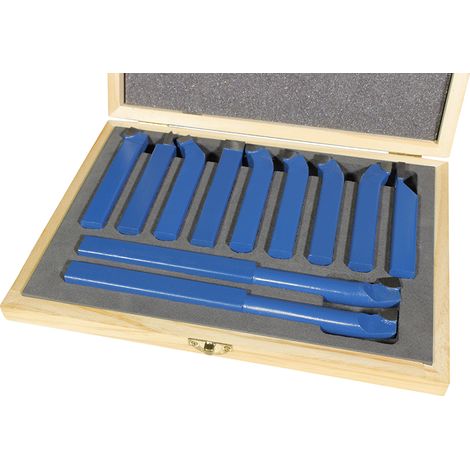 Utensile utensili brasati per tornio troncatore Set 11 pz stelo da 16 mm SOGI UBR-16 (1/5)
