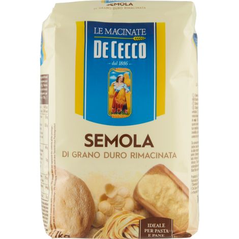 Farina di Semola Rimacinata 1kg - De Cecco