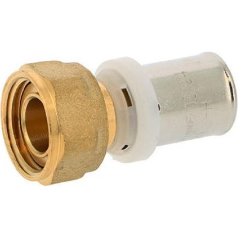 Ecrou tournant laiton XR Multicouche à sertir TH-H-U-RFz 12x17 - Ø16