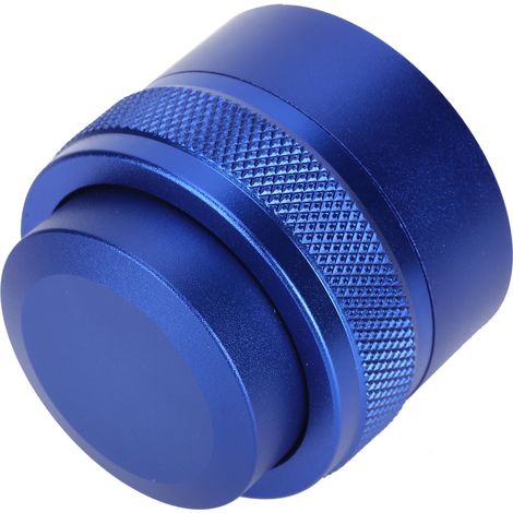 51 mm wiederverwendbarer Kaffeetamper aus Edelstahl, Verteiler, Tamperwerkzeug, Kaffeezubehör, Blau (1/5)