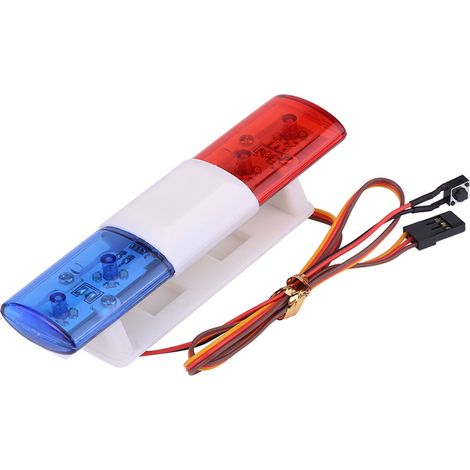 Phare LED Clignotant Rouge Bleu pour Voiture RC, Accessoire Télécommandé (1/5)