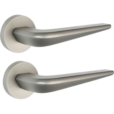 Poignée Verdon - finition satinée mate - 130 mm - aluminium - rosace 52 mm (1/5)