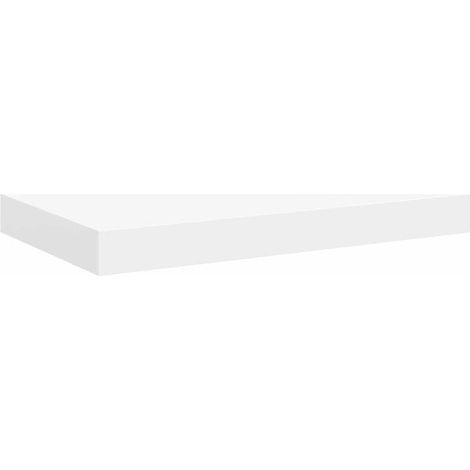 vidaXL Estante flotante de pared MDF blanco 40x23,5x3,8 cm (1/2)