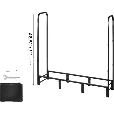 Range à bois, Protection durable contre les intempéries, Construction robuste, 4ft 400 lbs TypeA (1/2)