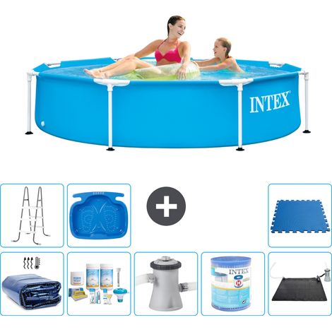 Intex Piscina con struttura Rotonda - 244x51 cm - 7-pezzi  S41440 (1/5)