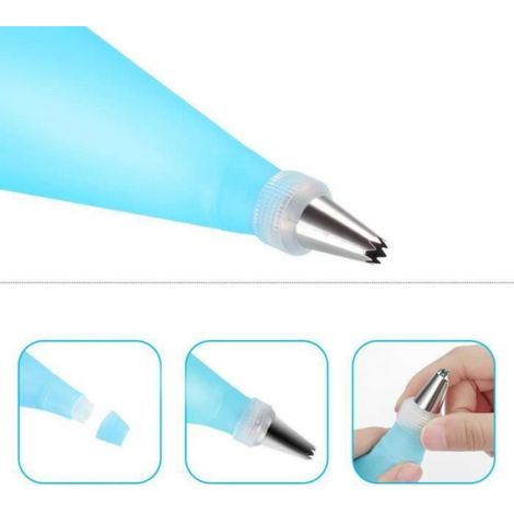 Douille Patisserie, Poche A Douille Professionnelle, Acier Inoxydable DIY Kits Pour Décoration De GâTeaux - 56Pcs / Set (1/4)