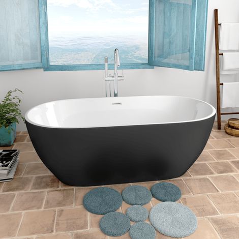 Bañera exenta TRENTO  SANYCCES  170 cm Negro (1/2)
