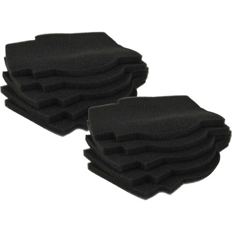 vhbw 10x Filtri compatibile con Ventilatore, ventola di scarico Lunos Silvento
