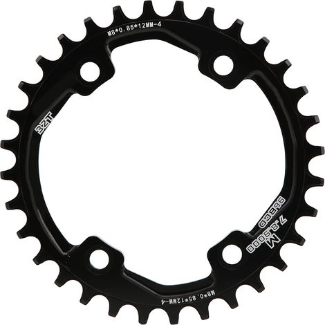 Disque à dents alternées en alliage d'aluminium pour vélo - Accessoire cycliste compatible M8000/9000 (32 dents) (1/5)
