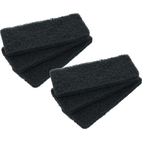 vhbw 6x Activated Carbon Filter compatible with Rotho 1779905092 Rubbish Bin, Compost Bin - 15.9 x 6.9 x 4 cm
