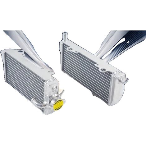 Radiador de aluminio, ajuste personalizado para TM RACING 300, compatibilidad con el lado izquierdo y derecho, colocación óptima de las mangueras, mayor eficiencia de refrigeración, construcción durad (1/5)