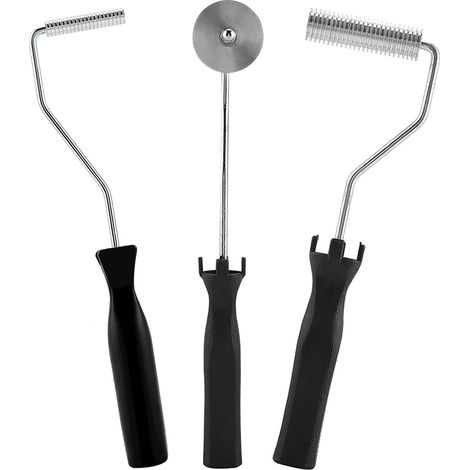 Outils de Rouleau en Fibre de Verre - Ensemble de 3 Poignées de Rouleau pour Réparation Bateau Baignoire (2175mm) (1/5)