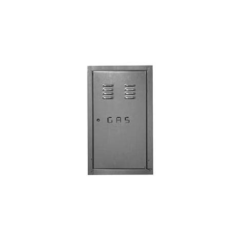 SPORTELLO CONTATORE GAS IN ACCIAIO ZINCATO   cm.34x44h.