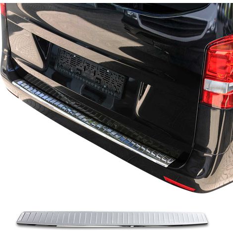 Protection Seuil de Pare-Chocs Arriére pour Mercedes Classe V W447 2014-2025 en inox Acier