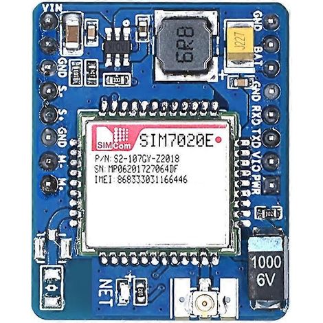 Carte mère SIM7020E, module MQTT COAP multibande B1/B3/B5/B8/B20/B28 LTE NB-IoT M2M compatible SIM800C (1/5)