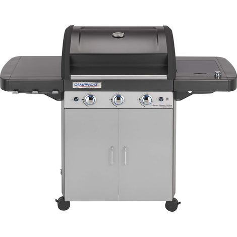 Campingaz 3 Series Classic L Plus Barbecue Grill a 3 Bruciatori con Fornello Laterale, Nero/Argento, 144 x 66 x 147 cm (1/4)