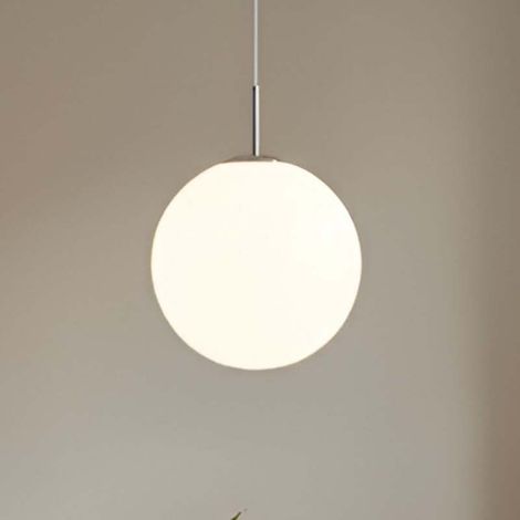 [NEUWERTIG] B-Ware Lindby Hängeleuchte Marike LED Pendelleuchte Lampe blendfrei E27 weiß Ø35cm (1/2)