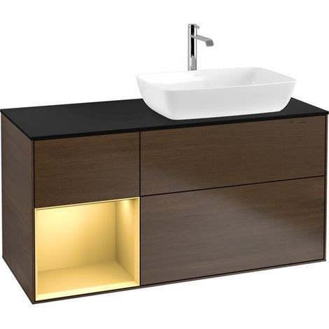 Villeroy & Boch F802HFGN Armoire sous-lavabo Finion F80 (1/2)