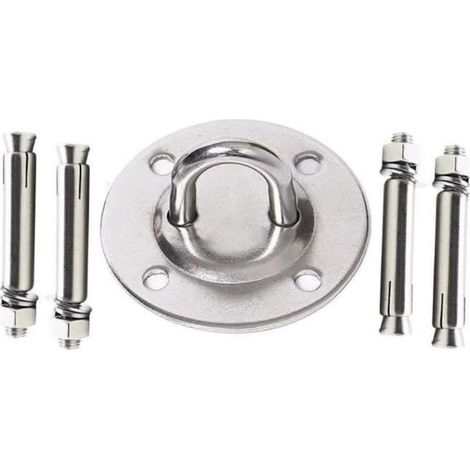 Stück Ösenplatten Deckenhaken Edelstahl Deckenösenplatte für Yoga, Schaukel, Hängematte usw.