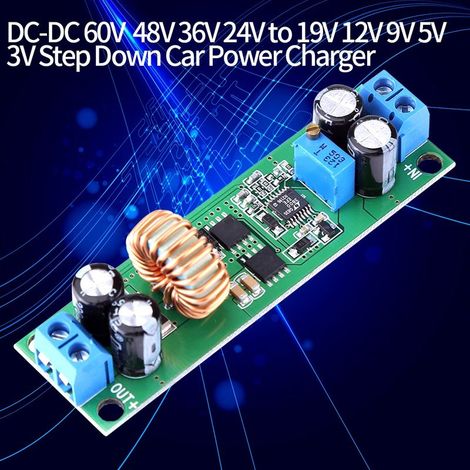 Convertisseur DC-DC Buck Step Down Module d'alimentation réglable 6,5V-60V à 1,25-30V 10A (1/5)