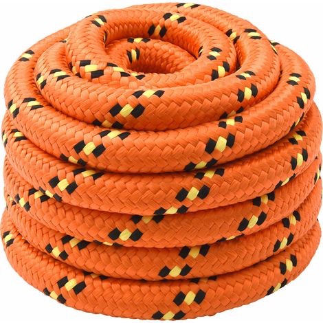 Mehrzweck-Allzweckseil 40 mm 10 m Orange PP vidaXL
