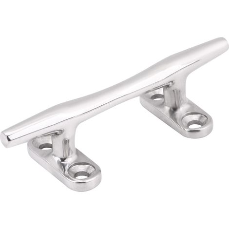Taquet d'amarrage marine en acier inoxydable, base creuse robuste 10 cm (4 pouces), pour bateau, yacht, utilisation lourde. (1/5)