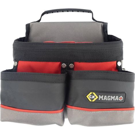 Pochette à Outils Universelle pour Ceinture Porte Outil, Sac a Outils Electricien, Plus de 10 Poches, Poche a Clou, Etui Couteau, Porte Marteau, Boucle Metre Ruban, Sacoche Travail MA2736 (1/2)