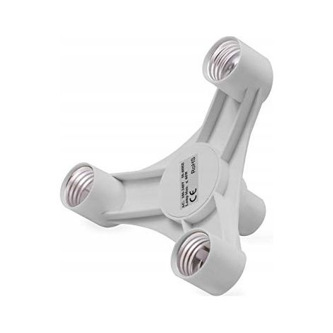 Adaptateur de douille E27 vers 3xE27 (1/2)