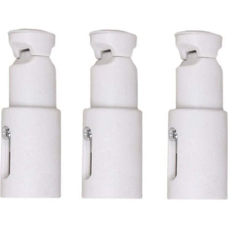 Fixations pour radiateur sèche serviette – Lot de 3 supports réglables – Convient aux radiateurs droits et courbés – Installation facile