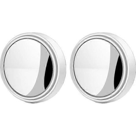 Rétroviseurs d'angle mort pour voiture, rétroviseurs latéraux grand angle réglables à 360°, miroirs convexes ronds, accessoires de sécurité automobile