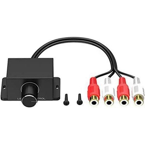 Adaptateur de mini-bouton pour voiture avec amplificateur audio, contrôle du volume et amplification des basses, stéréo numérique, télécommande universelle kns (1/5)
