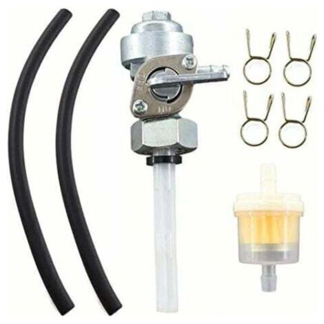 Robinet d'essence avec tuyau pour groupe électrogène Einhell STE2500, STE3500, STE5500, Scheppach SG2600, SG3500, Güde GSE 2701. (1/4)